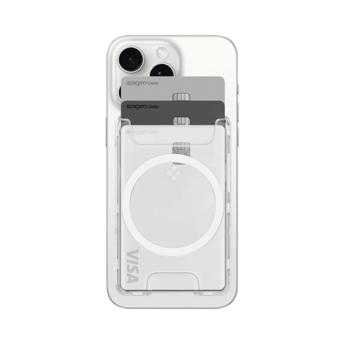 Spigen MagSafe Card Holder Ultra Hybrid (MagFit+) - Crystal Clear