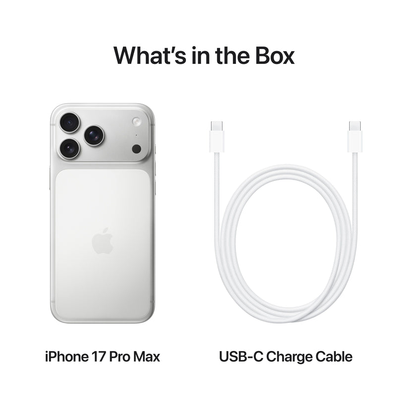 iPhone 17 Pro Max 1TB Silver box