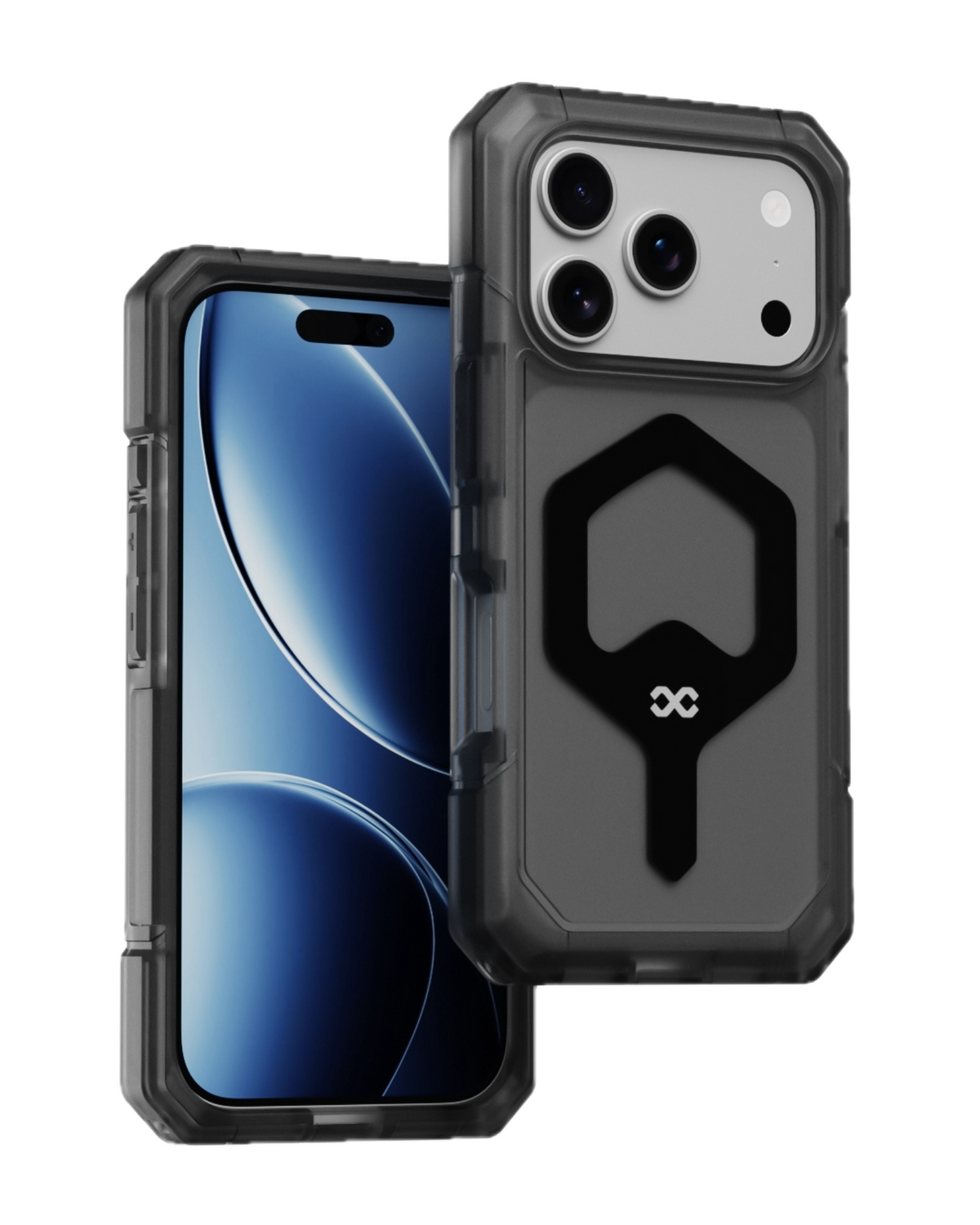 infyty ARMORIX Rugged Case with Heavy-Duty Protection for iPhone 18 Pro - Dark Grey