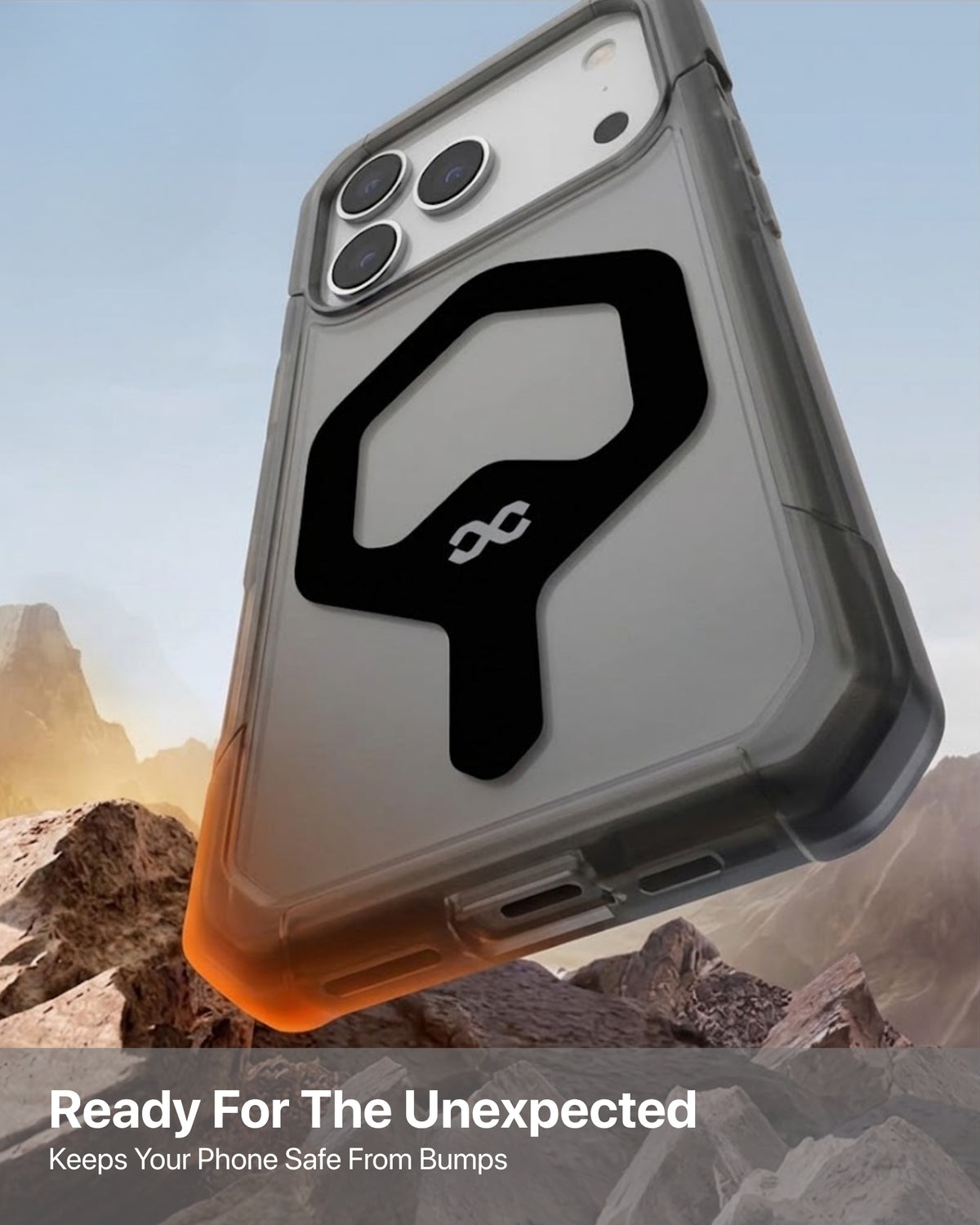 infyty ARMORIX Rugged Case with Heavy-Duty Protection for iPhone 18 Pro Max - Dark Grey