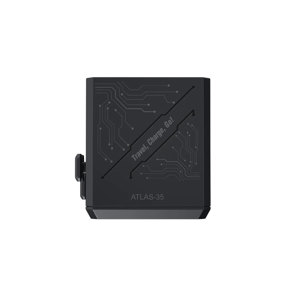 infyty ATLAS-35 Universal Travel Adapter Power Delivery 35W - Black