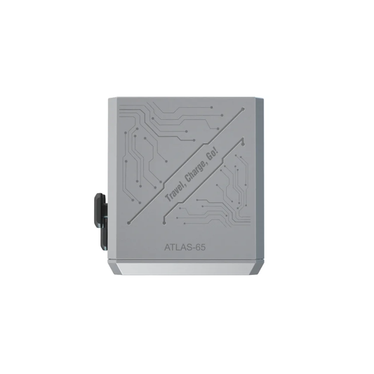 infyty ATLAS-65 Universal Travel Adapter Power Delivery 65W - Silver