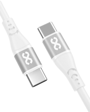 infyty DUO FLEX-I Silicone USB-C to USB-C Charging Cable 100W (1M) - White