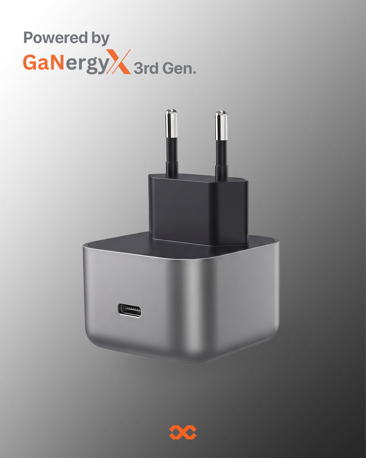infyty Dynamo 40W Wall Charger with 60W Max - Grey