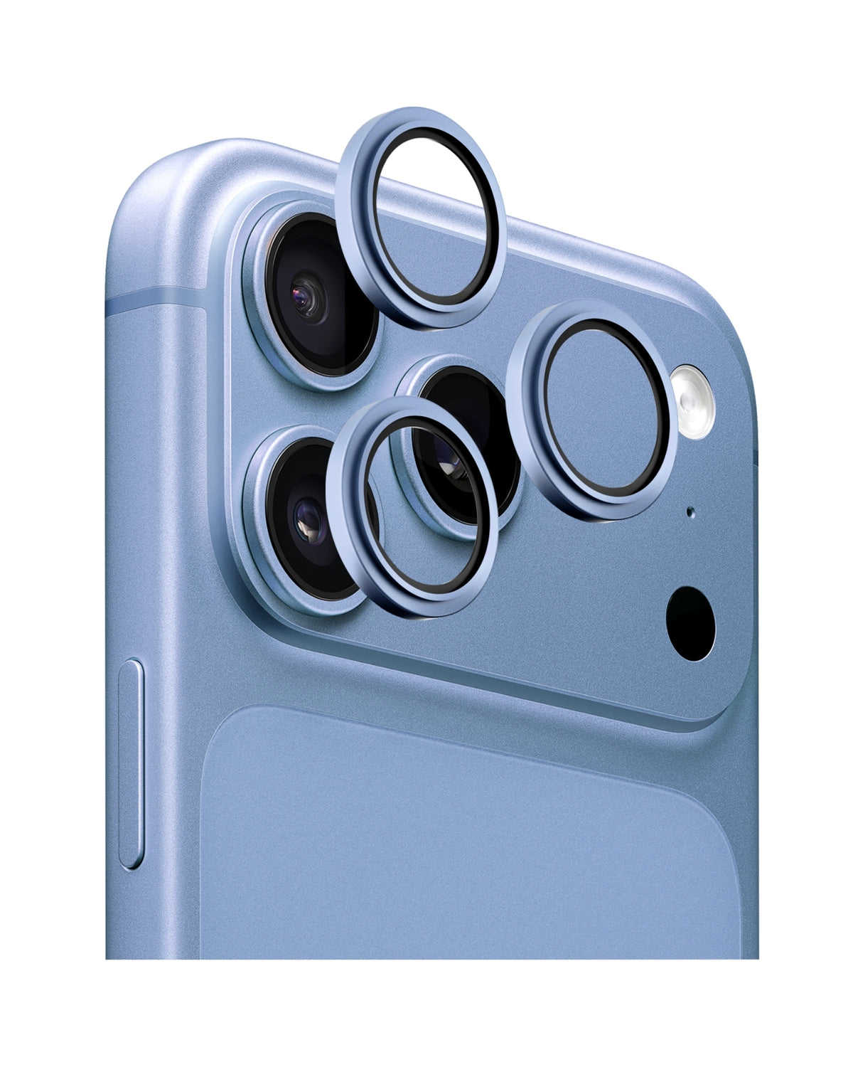 infyty GLINT Lens Protector for iPhone 18 Pro / 18 Pro Max - Light Blue