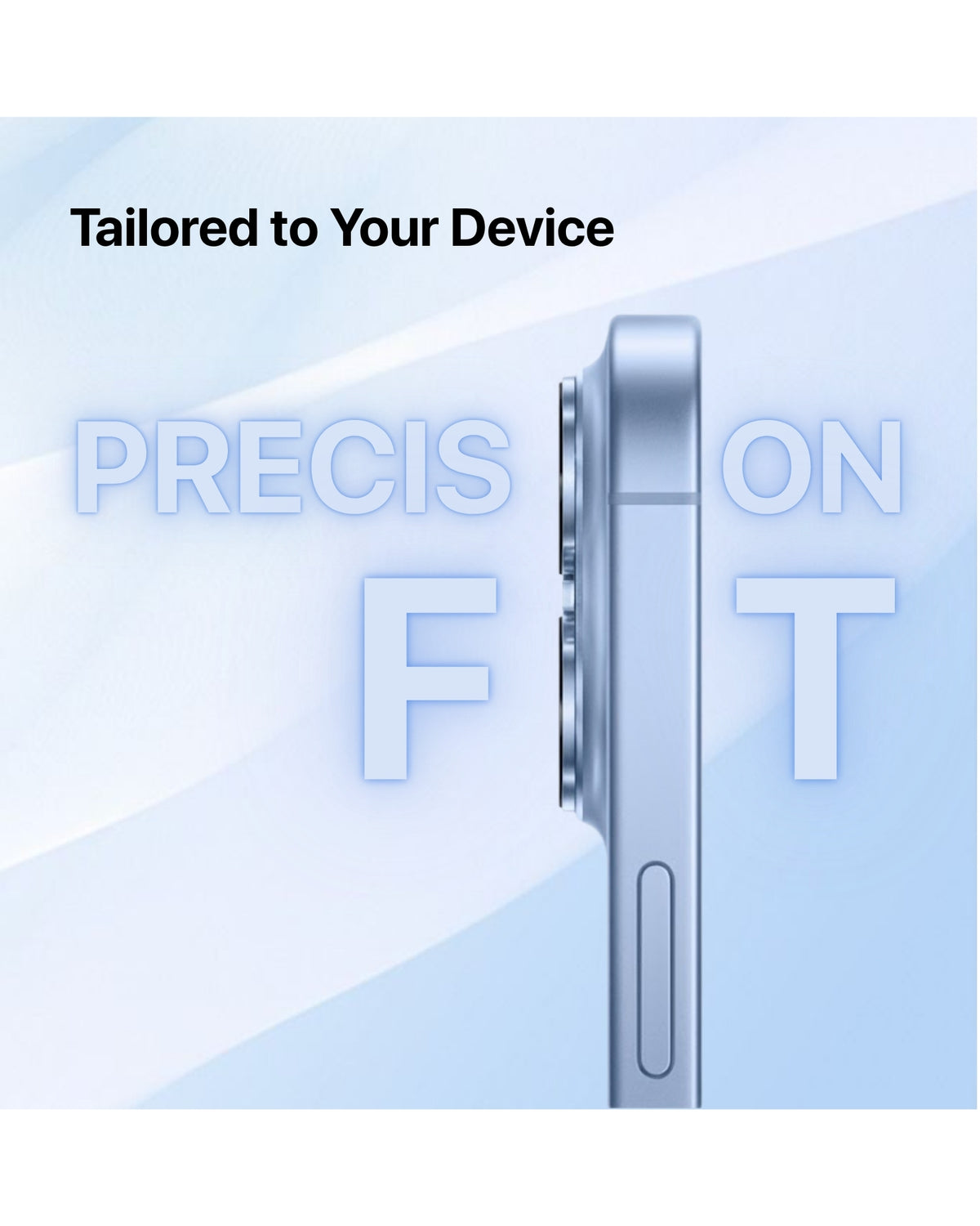 infyty GLINT Lens Protector for iPhone 18 Pro / 18 Pro Max - Light Blue