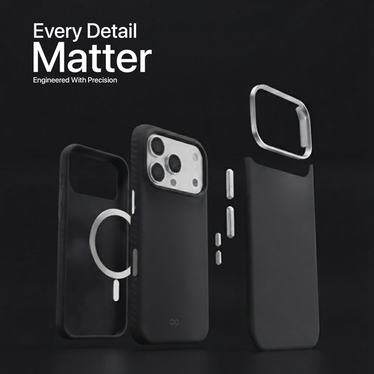 infyty LAVIO Premium Soft Silicone Case for iPhone 18 Pro - Black