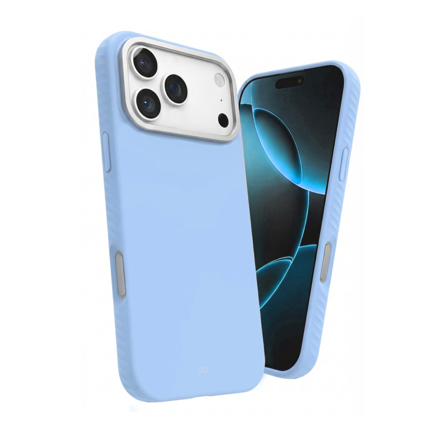 infyty LAVIO Premium Soft Silicone Case for iPhone 18 Pro - Light Blue