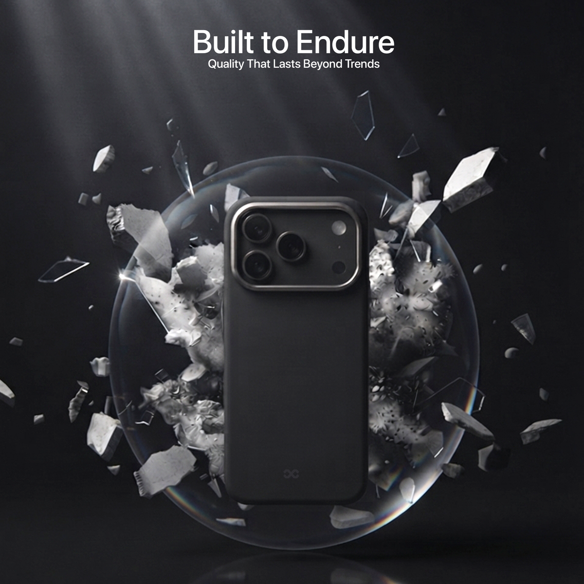 infyty LAVIO Premium Soft Silicone Case for iPhone 18 Pro Max - Black