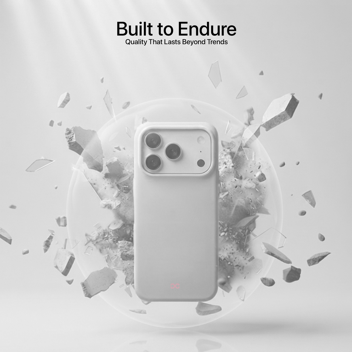 infyty LAVIO Premium Soft Silicone Case for iPhone 18 Pro Max - Grey