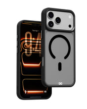 infyty MODO Frosted Soft Touch Case with Metallic Accents for iPhone 18 Pro - Black