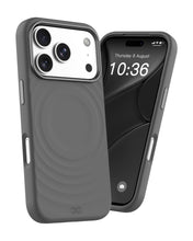 infyty QUIVERX Soft Silicone Ripple Case with Metallic Accents for iPhone 18 Pro Max - Dark Grey