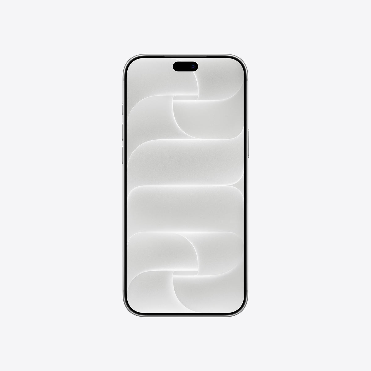 Front view of the iPhone 18 Pro Max 256GB Silver smartphone from Tradeline Egypt.