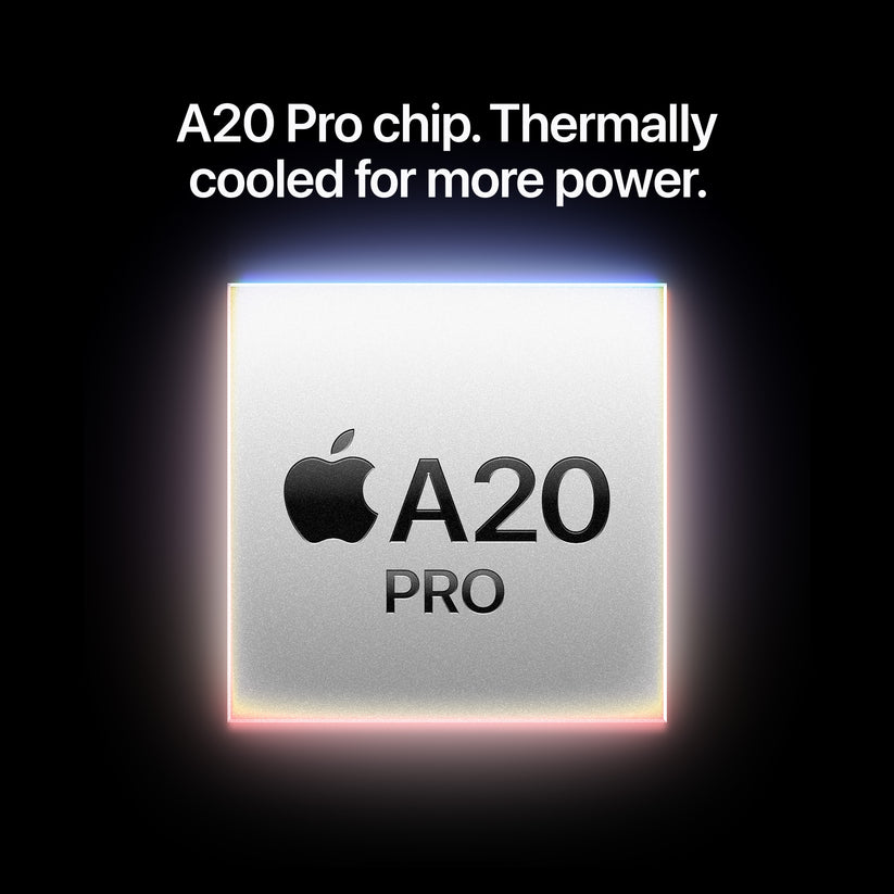 A20 Pro chip performance focus on the iPhone 18 Pro Max 512GB Glacier available at Tradeline.