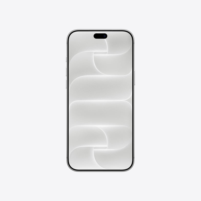 Front view of the iPhone 18 Pro Max 512GB Silver smartphone from Tradeline Egypt.
