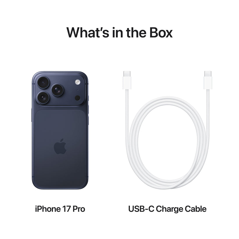 iphone 17 pro deep blue box
