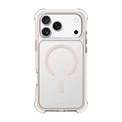 Rear view of the daily defense Laut AERO PROTECT hybrid case for iPhone 17 Pro in Sadle Brown at Tradeline.