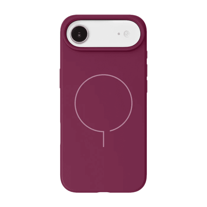 Front view of the sophisticated Laut HUEX SLIM case for iPhone Air in Mauve Wine available at Tradeline Egypt.