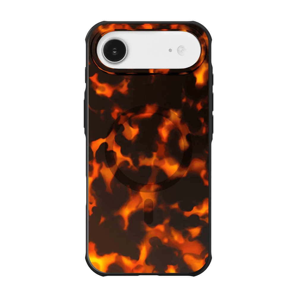 Front view of the elegant Laut HUEX WAVE case for iPhone Air in Coffee Brown available at Tradeline.