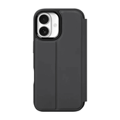 Rear view showcasing the everyday impact protection of the Laut MagFolio case for iPhone 17 in Black at Tradeline
