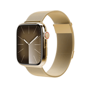سوار فونماهلين ميلانيز لوب 2 لساعة أبل مقاس 40 / 41 / 42 ملم — ذهبي (Vonmahlen Milanese Loop 2 for Apple Watch 40 | 41 | 42mm - Gold)