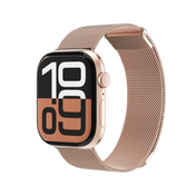 سوار فونماهلين ميلانيز لوب 2 لساعة أبل مقاس 40 / 41 / 42 ملم — ذهبي وردي (Vonmahlen Milanese Loop 2 for Apple Watch 40 | 41 | 42mm - Rose Gold)