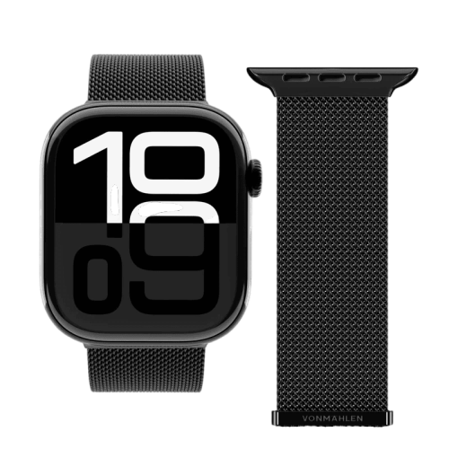 vonmahlen Milanese Loop 2 for Apple Watch 44 | 45 | 46 | 49mm - Black