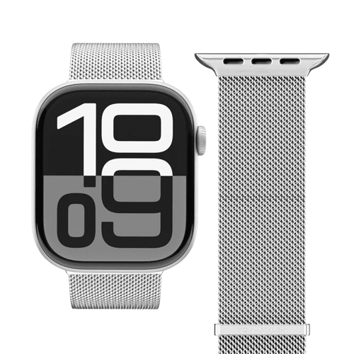 vonmahlen Milanese Loop 2 for Apple Watch 44 | 45 | 46 | 49mm - Silver