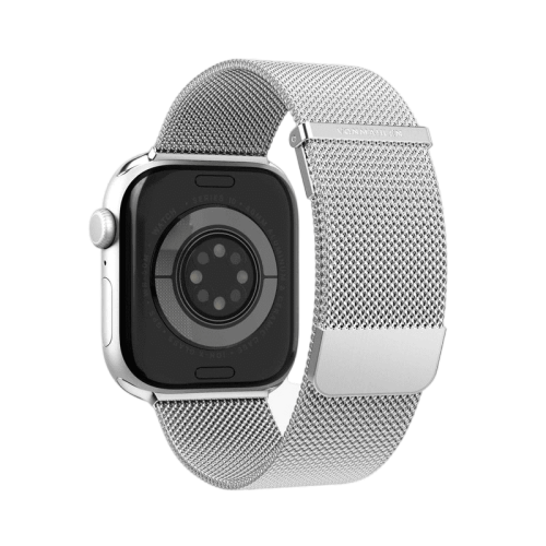 سوار فونماهلين ميلانيز لوب 2 لساعة أبل مقاس 44 / 45 / 46 / 49 ملم — فضي (Vonmahlen Milanese Loop 2 for Apple Watch 44 | 45 | 46 | 49mm - Silver)