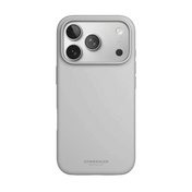 جراب Vonmahlen من السيليكون الناعم لهاتف iPhone 17 Pro - رمادي فاتح