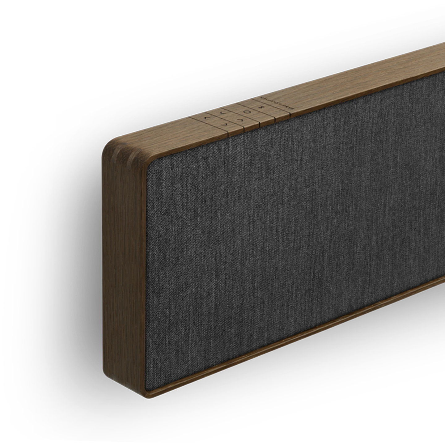 Bang & Olufsen Beosound Stage Wireless Soundbar With Dolby Atmos - Smoked Oak / Grey