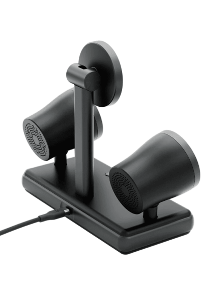 ENERGEA MagAudio Stand Qi2 Certified Wireless Charging & Audio Stand - GUNMETAL