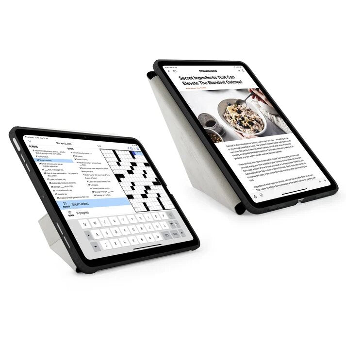 غطاء أصلي من أوريغامي رقم 1 لجهاز iPad Air 11 (2024) / iPad Air 10.9 (2022/2020) من بيبتو - أسود