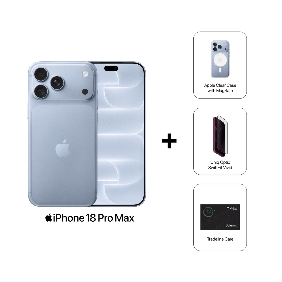 iPhone 18 Pro Max 256GB Glacier (Premuim-Bundle)