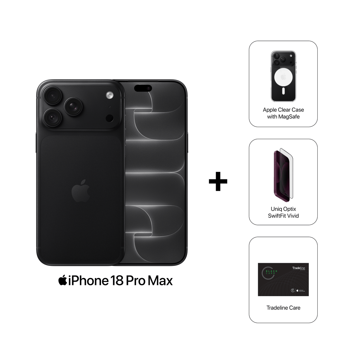 iPhone 18 Pro Max 256GB Black (Premuim-Bundle)